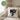 Nö! Katze – Kissen 40 × 40 cm mit Rückseite in Grün – Wohnbeispiel #farbe_gruen