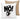 Nö! Katze – Kissen 40 × 40 cm mit Rückseite in Mokka – Vorder- und Rückansicht #farbe_mokka