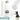 Weiße 500-ml-Thermosflasche – Flasche, Boden und Verschluss im Detail #farbe_weiss