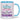 Der Zufall machte uns zu Kolleginnen, Spaß und Lachen zu Freundinnen – Tasse in Blau – Ansicht 01 #farbe_blau