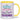 Der Zufall machte uns zu Kolleginnen, Spaß und Lachen zu Freundinnen – Tasse in Gelb – Ansicht 01 #farbe_gelb