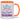 Der Zufall machte uns zu Kolleginnen, Spaß und Lachen zu Freundinnen – Tasse in Orange – Ansicht 01 #farbe_orange