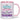 Der Zufall machte uns zu Kolleginnen, Spaß und Lachen zu Freundinnen – Tasse in Rosa – Ansicht 01 #farbe_rosa