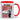 So viele Idioten und nur eine Sense – Tasse in Rot – Ansicht 01 #farbe_rot