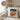 Leberkäs-Ultras – Kissen 40 × 40 cm mit Rückseite in Mokka – Wohnbeispiel #farbe_mokka