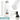 Weiße 500-ml-Thermosflasche – Flasche, Boden und Verschluss im Detail #farbe_weiss