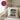 Der Geist ist willig, der Körper chillig – Kissen 40 × 40 cm mit Rückseite in Violett – Wohnbeispiel #farbe_violett
