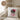 I'm just a girl – Hamster-Meme – Kissen 40 × 40 cm mit Rückseite in Mokka – Wohnbeispiel #farbe_mokka