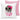 I'm just a girl – Hamster-Meme – Kissen 40 × 40 cm mit Rückseite in Rosa – Vorder- und Rückansicht #farbe_rosa