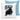 Das schwarze Schaf der Familie – Kissen 40 × 40 cm mit Rückseite in Blau – Vorder- und Rückansicht #farbe_blau