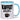 Kaffee, weil Koks ungesund ist – Tasse in Blau – Ansicht 01 #farbe_blau
