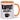 Kaffee, weil Koks ungesund ist – Tasse in Orange – Ansicht 01 #farbe_orange