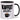Kaffee, weil Koks ungesund ist – Tasse in Schwarz – Ansicht 01 #farbe_schwarz