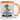 Lieblingstasse Dino personalisiert mit Namen – Tasse in Orange – Ansicht 01 #farbe_orange