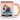 Lieblingstasse Bagger personalisiert mit Namen – Tasse in Orange – Ansicht 01 #farbe_orange