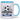 Lieblingstasse Fußball personalisiert mit Namen – Tasse in Blau – Ansicht 01 #farbe_blau