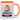 Lieblingstasse Pferd personalisiert mit Namen – Tasse in Orange – Ansicht 01 #farbe_orange