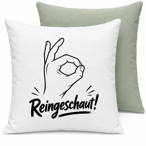 Reingeschaut – Kissen