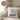 Reingeschaut – Kissen 40 × 40 cm mit Rückseite in Mokka – Wohnbeispiel #farbe_mokka