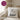 Reingeschaut – Kissen 40 × 40 cm mit Rückseite in Violett – Wohnbeispiel #farbe_violett