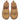 Mr. und Mrs. – personalisiert mit Name und Jahr – braune Hausschuhe, Ansicht 1