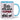 Bitte nicht stören – Dein Name glüht vor – personalisierte Tasse in Blau – Ansicht 01 #farbe_blau