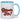 Glühweinfee im Retro-Look – Tasse in Blau – Ansicht 01 #farbe_blau