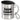 Personalisierter Edelstahlbecher mit Foto und Wunschtext – Silber, 400 ml – Silber – Mit Deckel und Karabiner – Ansicht 1 #farbe_silber