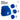 Peace – Beanie in Blau, Ansicht 4 #farbe_blau