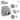 Yin und Yang – Beanie in Grau meliert, Ansicht 4 #farbe_grau-meliert