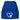 Herz-Pfote – Beanie in Blau, Ansicht 1 #farbe_blau