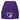 Herz-Pfote – Beanie in Violett, Ansicht 1 #farbe_violett