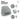 Katze mit Schnurrhaaren – Beanie in Grau meliert, Ansicht 4 #farbe_grau-meliert