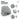Rollschuhe – Beanie in Grau meliert, Ansicht 4 #farbe_grau-meliert
