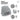 Rudolf Rentier – Beanie in Grau meliert, Ansicht 4 #farbe_grau-meliert