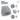 Burger – Beanie in Grau meliert, Ansicht 4 #farbe_grau-meliert
