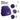 Kompass und Berge – Beanie in Violett, Ansicht 4 #farbe_violett