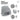 Punk-Smiley – Beanie in Grau meliert, Ansicht 4 #farbe_grau-meliert