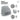 Croissant – Beanie in Grau meliert, Ansicht 4 #farbe_grau-meliert