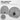 Mittelfinger-Skelett – Beanie in Grau meliert, Ansicht 2 #farbe_grau-meliert