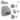 Merry Christmas – Beanie in Grau meliert, Ansicht 4 #farbe_grau-meliert