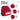 Ich hasse Menschen – Beanie in Rot, Ansicht 4 #farbe_rot