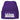 Ich hasse Menschen – Beanie in Violett, Ansicht 1 #farbe_violett