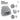 Aus dem Weg, ich muss an den See – Beanie in Grau meliert, Ansicht 4 #farbe_grau-meliert
