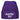 Aus dem Weg, ich muss aufs Klo – Beanie in Violett, Ansicht 1 #farbe_violett