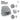 Aus dem Weg, ich muss ins Bett – Beanie in Grau meliert, Ansicht 4 #farbe_grau-meliert