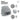 Aus dem Weg, ich gehe chillen – Beanie in Grau meliert, Ansicht 4 #farbe_grau-meliert