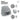 Aus dem Weg, ich muss aufs Boot – Beanie in Grau meliert, Ansicht 4 #farbe_grau-meliert