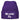 Mir reicht’s, ich gehe aufs Klo – Beanie in Violett, Ansicht 1 #farbe_violett