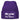 Mir reicht’s, ich gehe Rad fahren – Beanie in Violett, Ansicht 1 #farbe_violett